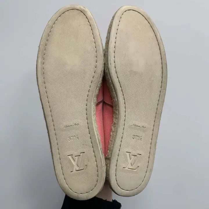 Louis Vuitton Louis Vuitton Pink Logo Fisherman Slip-Ons 0079 Size US 7 / IT 37 - 4 Thumbnail