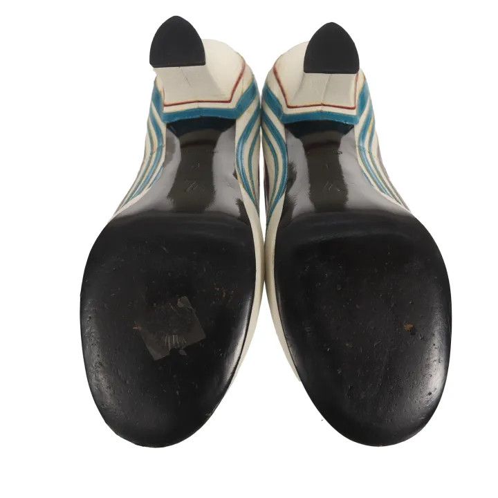 Louis Vuitton Louis Vuitton Colorful Patent Leather High Heels 0079 Size US 6 / IT 36 - 6 Thumbnail