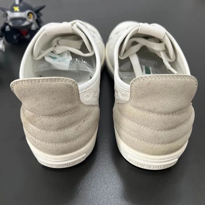 Louis Vuitton Louis Vuitton White Low-Top Slip-On Sneakers 0079 Size US 6 / IT 36 - 3 Thumbnail