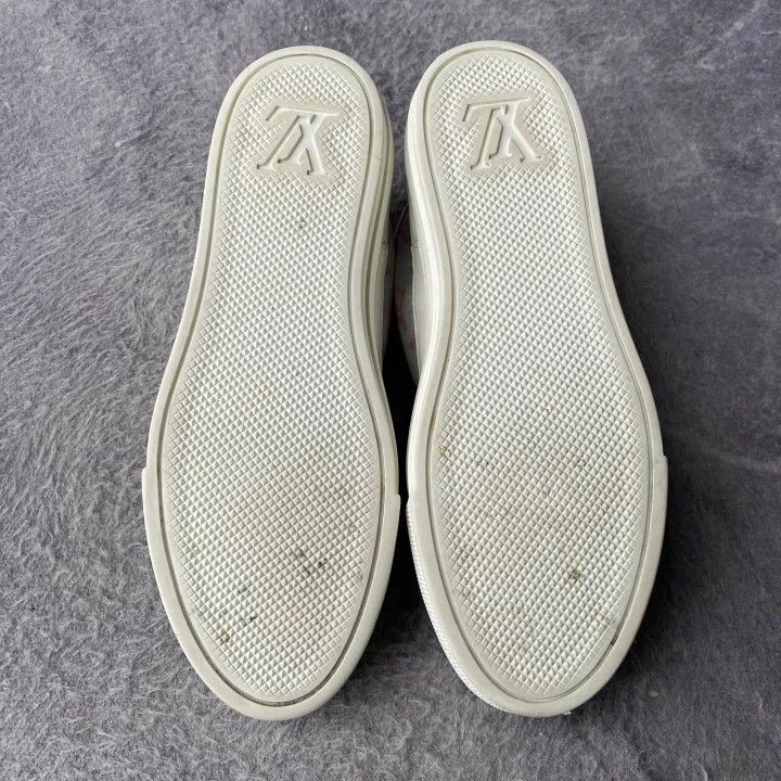 Louis Vuitton Louis Vuitton Pink Casual Low-Top Sneakers 0079 Size US 5 / IT 35 - 4 Thumbnail