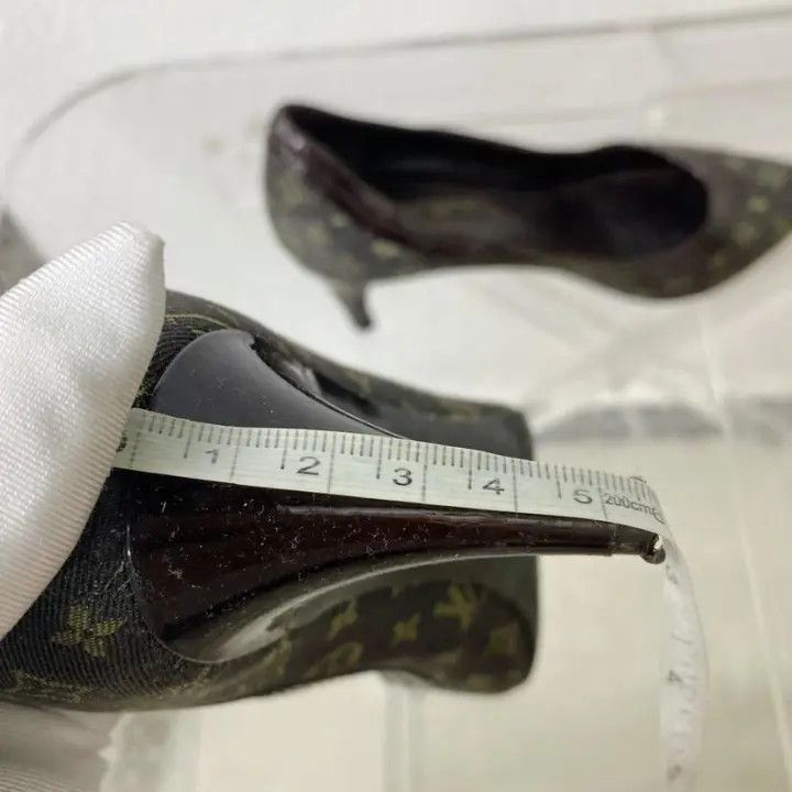 Louis Vuitton Louis Vuitton Classic Brown Pointed Heels 0079 Size US 4 / IT 34 - 4 Thumbnail