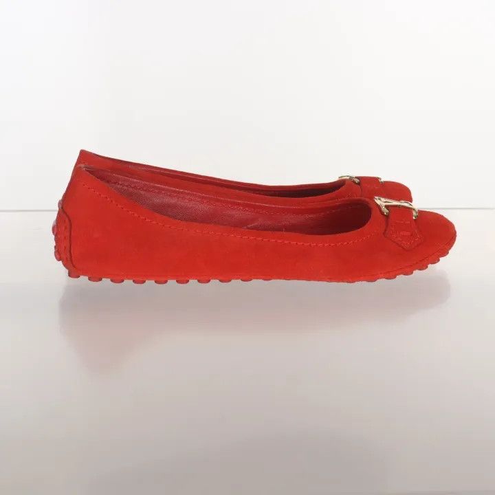 Louis Vuitton Louis Vuitton Red Comfortable Casual Ballet Flats 0079 Size US 7 / IT 37 - 6 Thumbnail