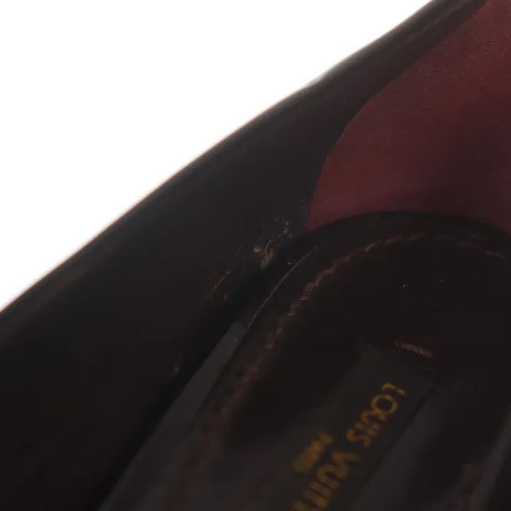 Louis Vuitton Louis Vuitton Black Patent Leather Peep-Toe Heels 0079 Size US 6 / IT 36 - 13 Thumbnail