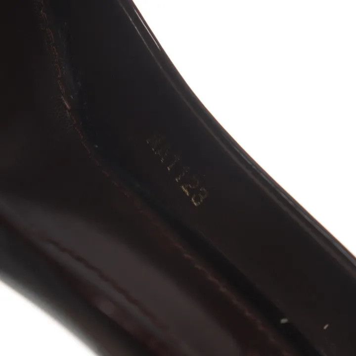 Louis Vuitton Louis Vuitton Black Patent Leather Peep-Toe Heels 0079 Size US 6 / IT 36 - 9 Thumbnail