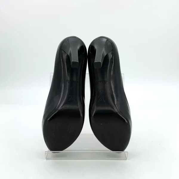 Louis Vuitton Louis Vuitton Black Open-Toe High Heels 0079 Size US 4 / IT 34 - 4 Thumbnail