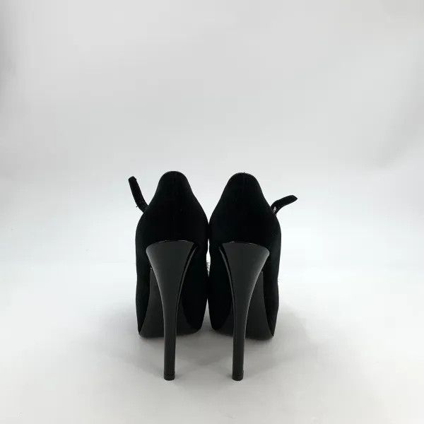 Louis Vuitton Louis Vuitton Black Crystal Platform Heels 0079 Size US 6 / IT 36 - 5 Thumbnail