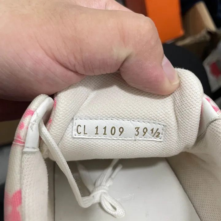 Louis Vuitton Louis Vuitton Stellar Sneakers in Pink and White 0079 Size US 8 / IT 38 - 5 Thumbnail