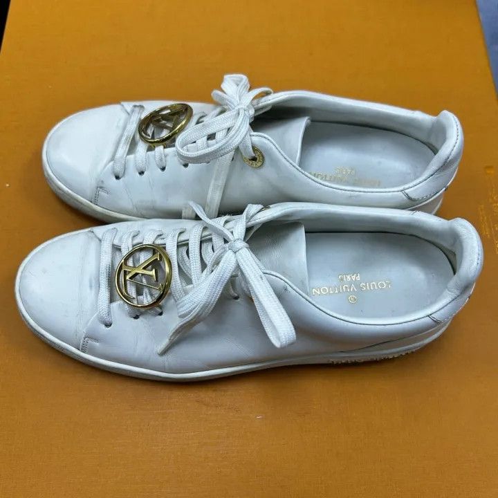 Louis Vuitton Louis Vuitton Frontrow White Low Top Sneakers 0079 Size US 6 / IT 36 - 8 Thumbnail