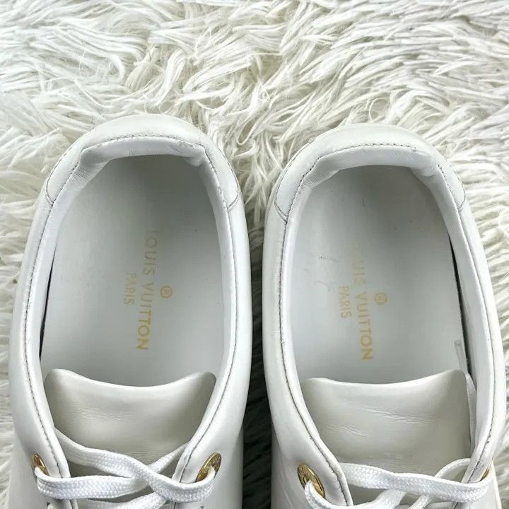 Louis Vuitton Louis Vuitton Stylish White Low-Top Sneakers 0079 Size US 6 / IT 36 - 7 Thumbnail