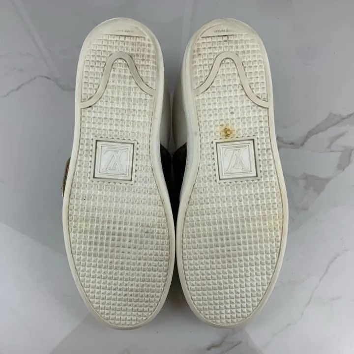 Louis Vuitton Louis Vuitton Frontrow White Leather Sneakers 0079 Size US 7 / IT 37 - 4 Thumbnail
