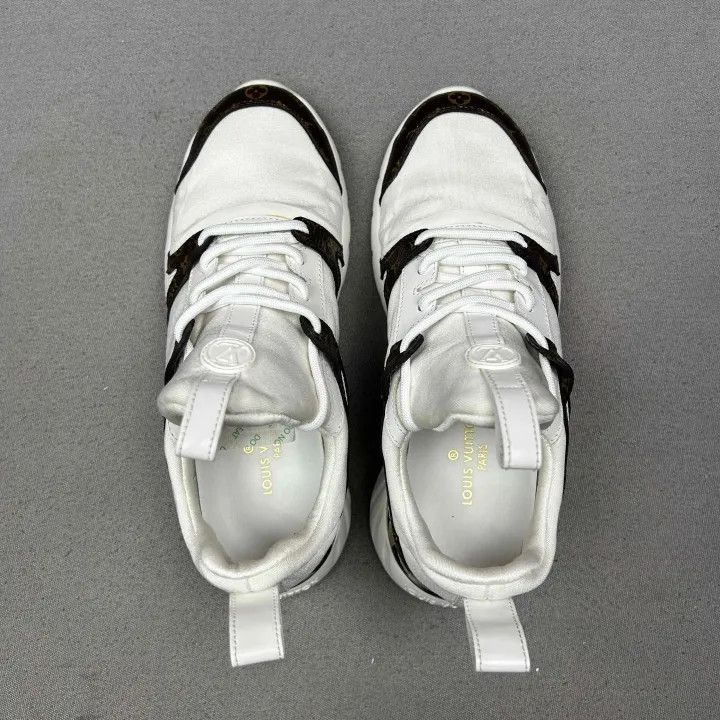 Louis Vuitton Louis Vuitton Aftergame Monogram White Sneakers 0079 Size US 5 / IT 35 - 8 Thumbnail