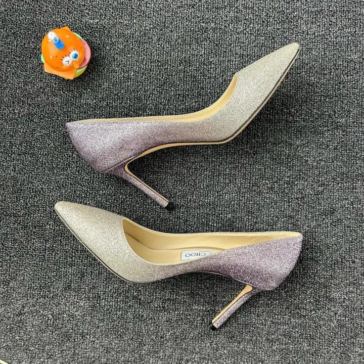 Louis Vuitton Louis Vuitton Sparkly Pointed Heels for Women 0079 Size US 6 / IT 36 - 3 Thumbnail