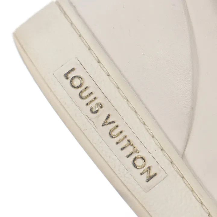 Louis Vuitton Louis Vuitton White Brown Frontrow Sneakers 0079 Size US 6 / IT 36 - 11 Thumbnail