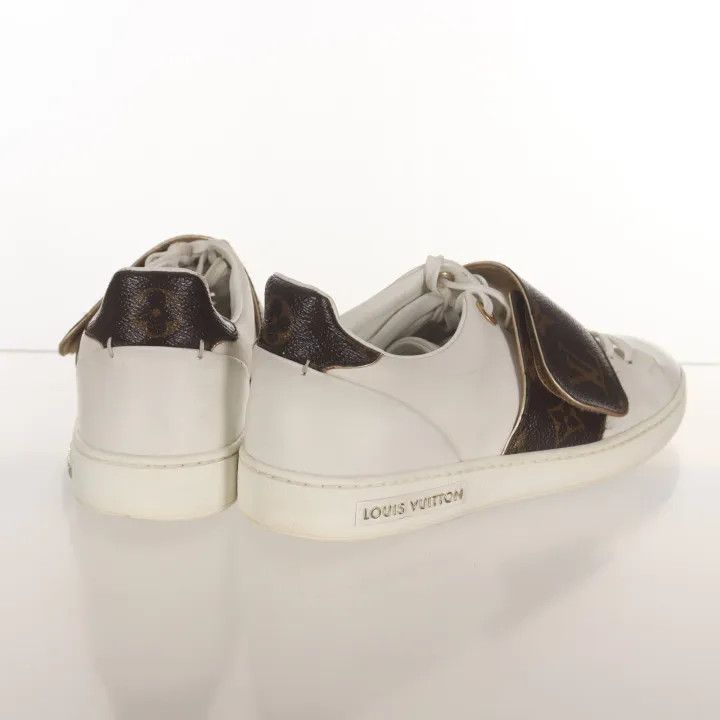 Louis Vuitton Louis Vuitton White Brown Frontrow Sneakers 0079 Size US 6 / IT 36 - 4 Thumbnail