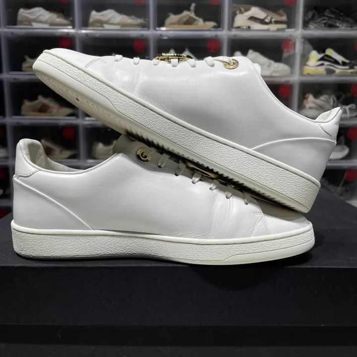 Louis Vuitton Louis Vuitton Frontrow White Leather Fashion Sneakers 0079 Size US 6 / IT 36 - 7 Thumbnail