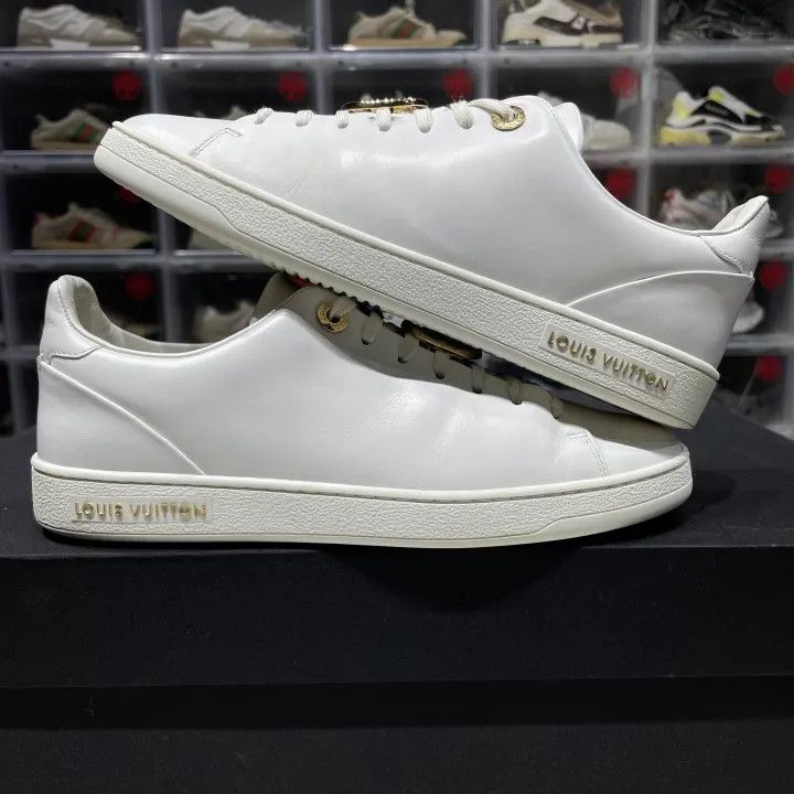 Louis Vuitton Louis Vuitton Frontrow White Leather Fashion Sneakers 0079 Size US 6 / IT 36 - 6 Thumbnail