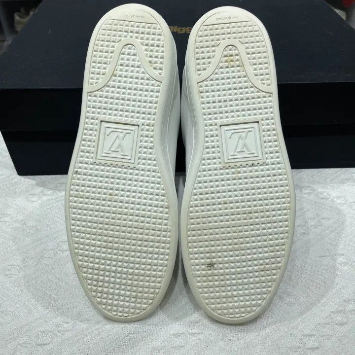 Louis Vuitton Louis Vuitton Frontrow White Leather Fashion Sneakers 0079 Size US 6 / IT 36 - 4 Thumbnail