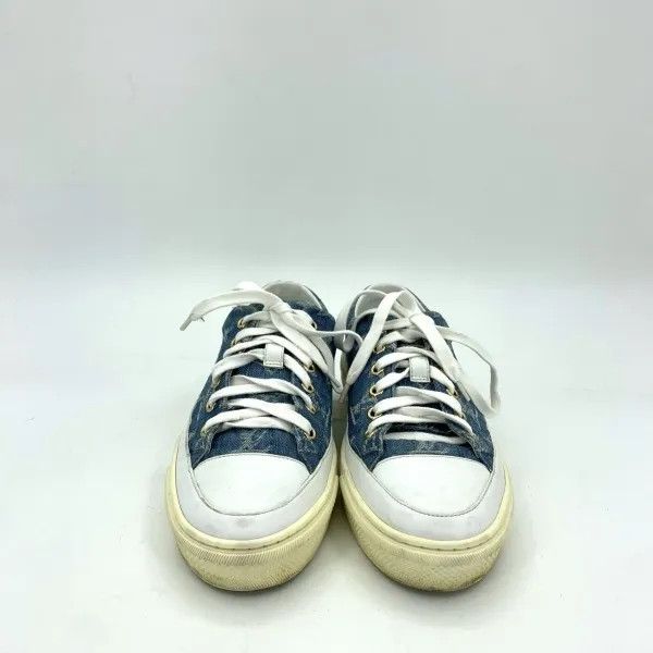 Louis Vuitton Louis Vuitton Stellar Casual Shoes in Denim Blue 0079 Size US 6 / IT 36 - 3 Thumbnail