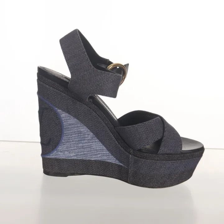 Louis Vuitton Louis Vuitton High Heels in Colorful Design 0079 Size US 6 / IT 36 - 3 Thumbnail