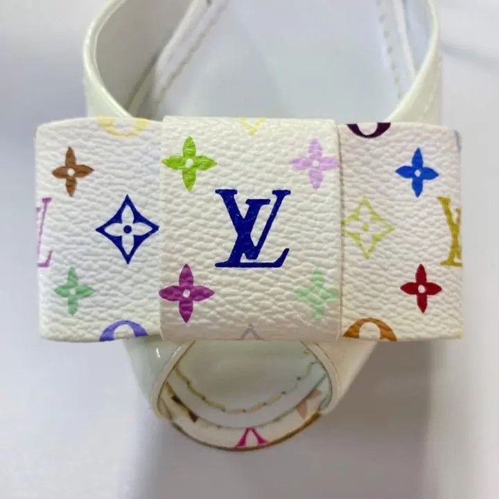 Louis Vuitton Louis Vuitton Colorful High Heeled Sandals for Women 0079 Size US 6 / IT 36 - 7 Thumbnail