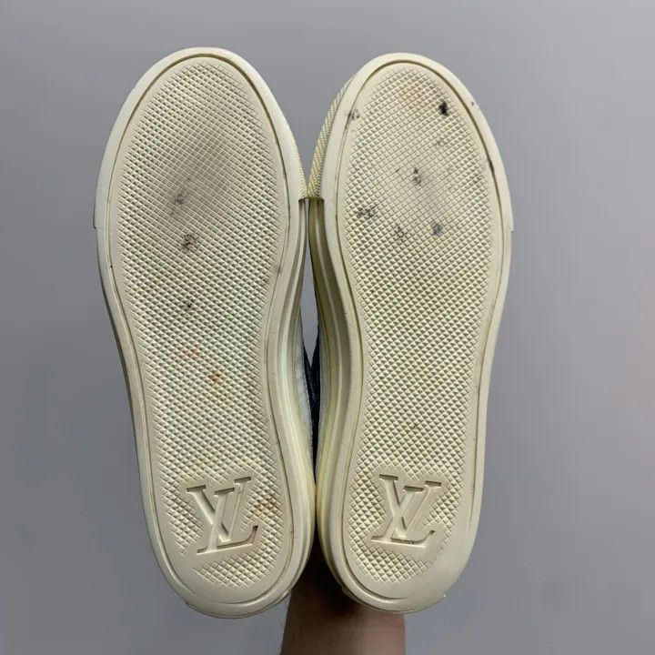 Louis Vuitton Louis Vuitton Stylish Denim Low-top Sneakers 0079 Size US 5 / IT 35 - 4 Thumbnail
