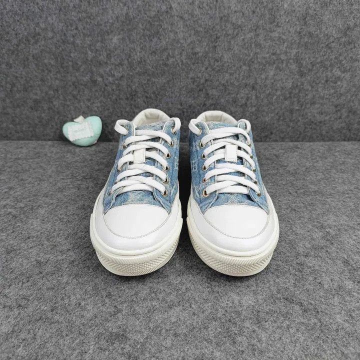 Louis Vuitton Louis Vuitton Stellar Denim Casual Sneakers 0079 Size US 5 / IT 35 - 2 Thumbnail
