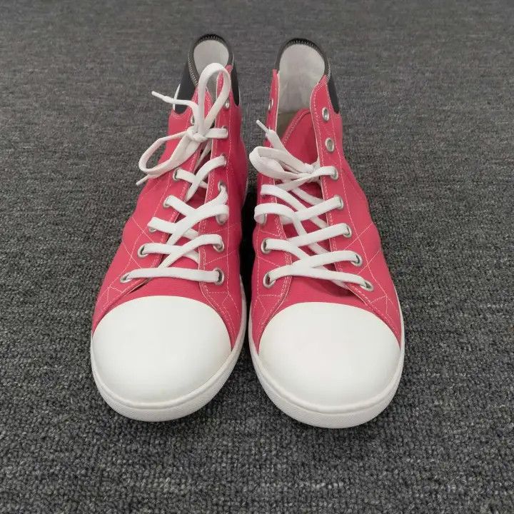 Louis Vuitton Louis Vuitton Pink High-Top Canvas Sneakers 0079 Size US 10 / IT 40 - 4 Thumbnail