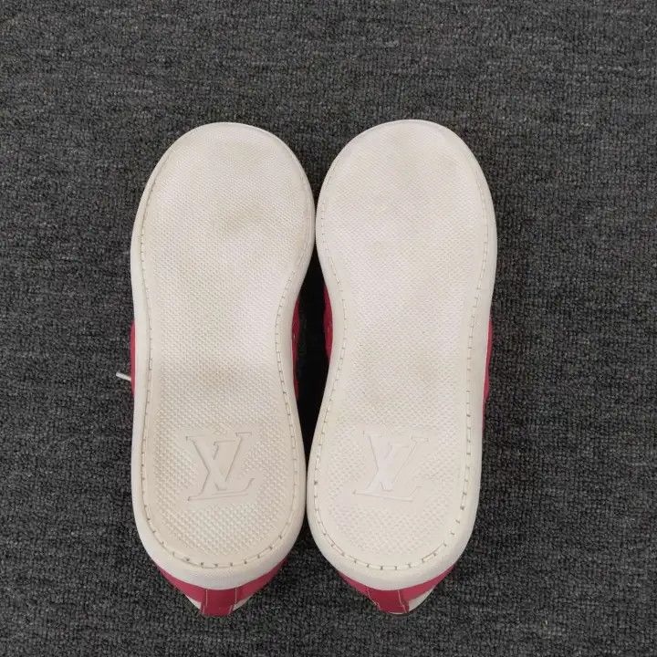 Louis Vuitton Louis Vuitton Pink High-Top Canvas Sneakers 0079 Size US 10 / IT 40 - 6 Thumbnail