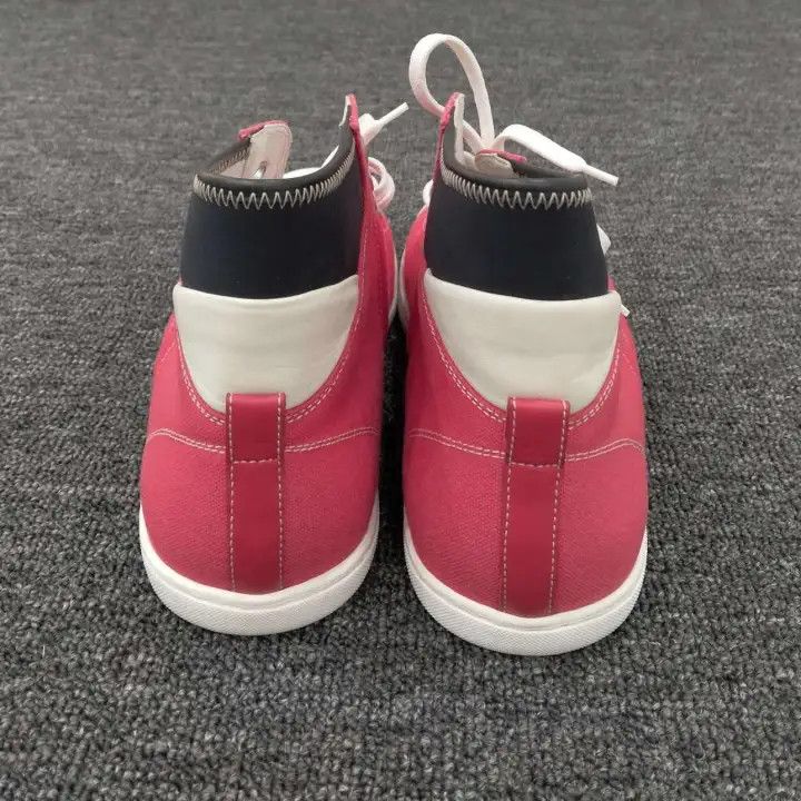 Louis Vuitton Louis Vuitton Pink High-Top Canvas Sneakers 0079 Size US 10 / IT 40 - 5 Thumbnail