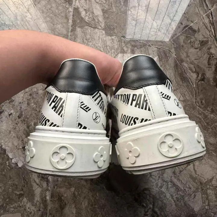 Louis Vuitton Louis Vuitton Black and White Casual Sneakers 0079 Size US 6 / IT 36 - 3 Thumbnail