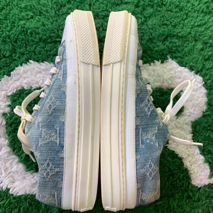 Louis Vuitton Louis Vuitton Denim Fashion Sneakers for Women 0079 Size US 6 / IT 36 - 7 Thumbnail