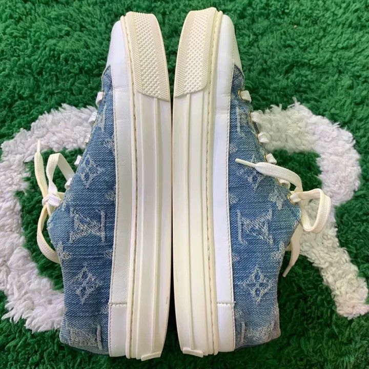 Louis Vuitton Louis Vuitton Denim Fashion Sneakers for Women 0079 Size US 6 / IT 36 - 8 Thumbnail