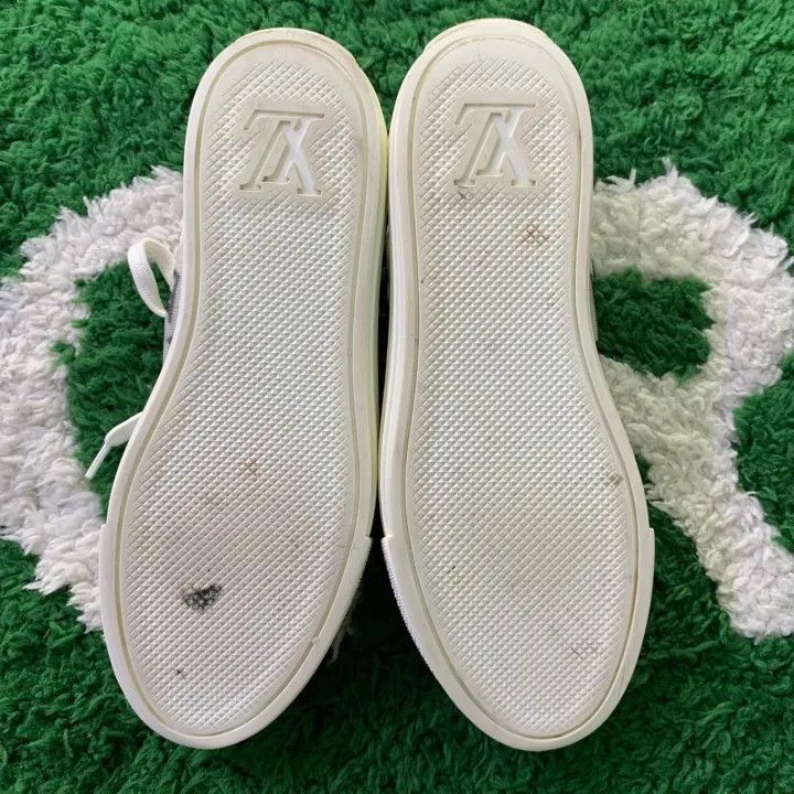 Louis Vuitton Louis Vuitton Denim Fashion Sneakers for Women 0079 Size US 6 / IT 36 - 4 Thumbnail