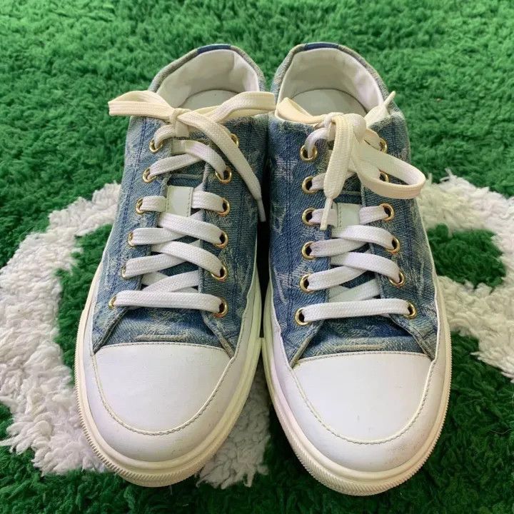 Louis Vuitton Louis Vuitton Denim Fashion Sneakers for Women 0079 Size US 6 / IT 36 - 2 Thumbnail