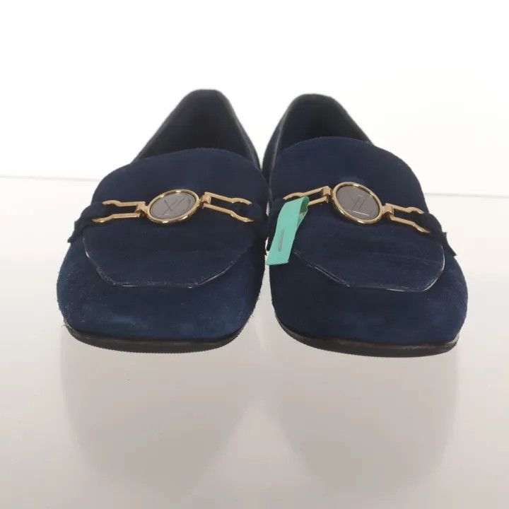 Louis Vuitton Louis Vuitton Blue Suede Casual Shoes for Women 0079 Size US 6 / IT 36 - 2 Thumbnail