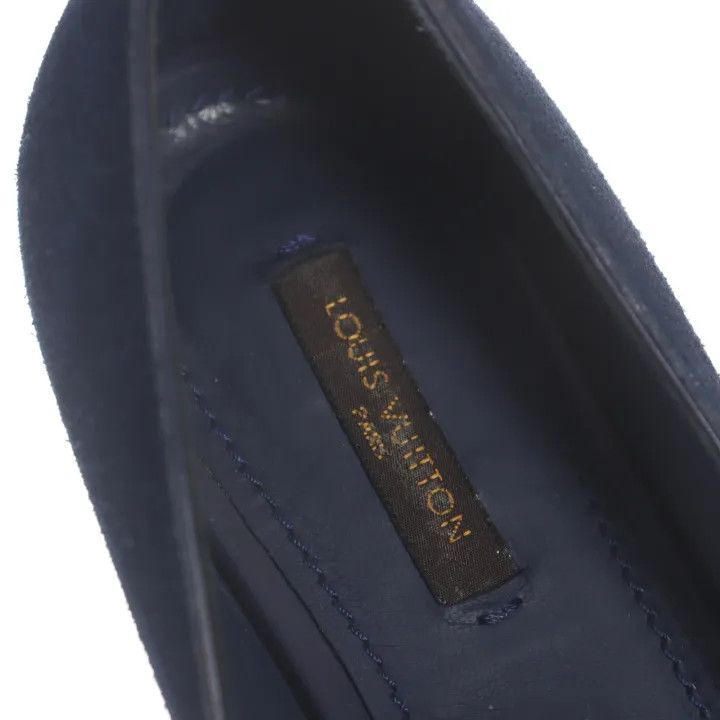 Louis Vuitton Louis Vuitton Blue Suede Casual Shoes for Women 0079 Size US 6 / IT 36 - 8 Thumbnail