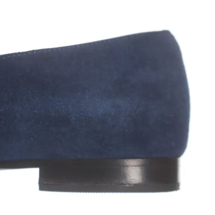 Louis Vuitton Louis Vuitton Blue Suede Casual Shoes for Women 0079 Size US 6 / IT 36 - 10 Thumbnail