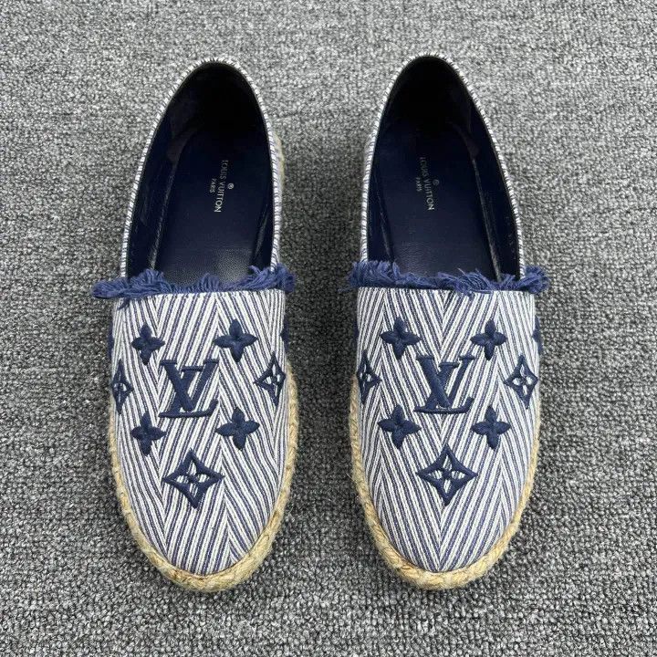 Louis Vuitton Louis Vuitton Blue Fisherman Espadrilles 0079 Size US 7 / IT 37 - 2 Thumbnail