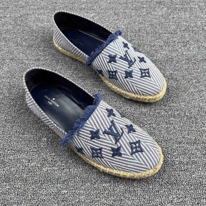 Louis Vuitton Louis Vuitton Blue Fisherman Espadrilles 0079 Size US 7 / IT 37 - 6 Thumbnail