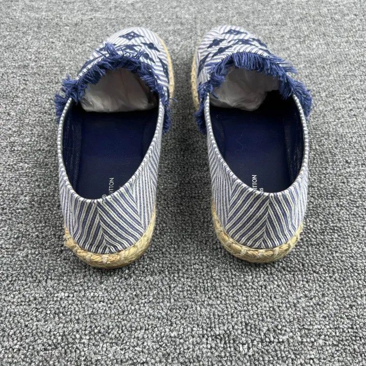 Louis Vuitton Louis Vuitton Blue Fisherman Espadrilles 0079 Size US 7 / IT 37 - 3 Thumbnail