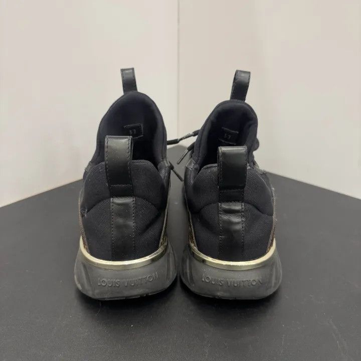 Louis Vuitton Louis Vuitton Aftergame Monogram Black Casual Sneakers 0079 Size US 6 / IT 36 - 3 Thumbnail