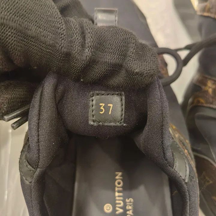 Louis Vuitton Louis Vuitton Aftergame Monogram Black Casual Sneakers 0079 Size US 6 / IT 36 - 5 Thumbnail