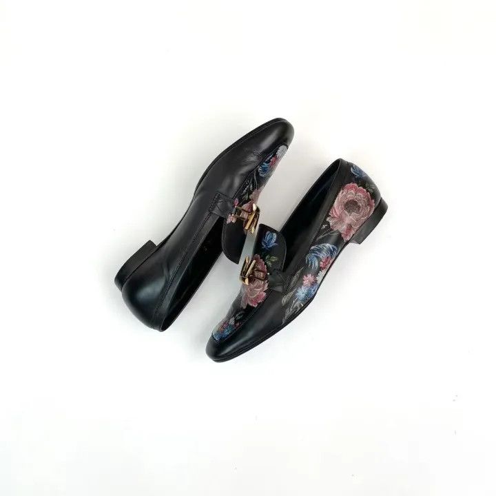 Louis Vuitton Louis Vuitton Logo Floral Embroidered Casual Shoes 0079 Size US 6 / IT 36 - 4 Thumbnail