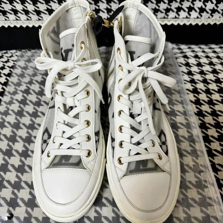 Louis Vuitton Louis Vuitton Stellar Fashion High-Top Sneakers 0079 Size US 6 / IT 36 - 2 Thumbnail