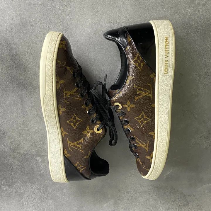 Louis Vuitton Louis Vuitton Frontrow Monogram Low-Top Sneakers 0079 Size US 5 / IT 35 - 6 Thumbnail