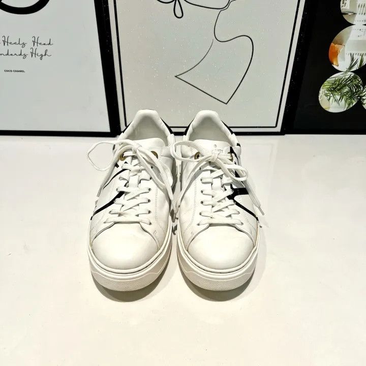 Louis Vuitton Louis Vuitton Time Out Stylish Low-Top Sneakers 0079 Size US 6 / IT 36 - 2 Thumbnail