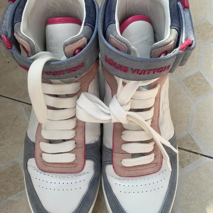 Louis Vuitton Louis Vuitton Boombox High-Top Fashion Sneakers 0079 Size US 6 / IT 36 - 2 Thumbnail