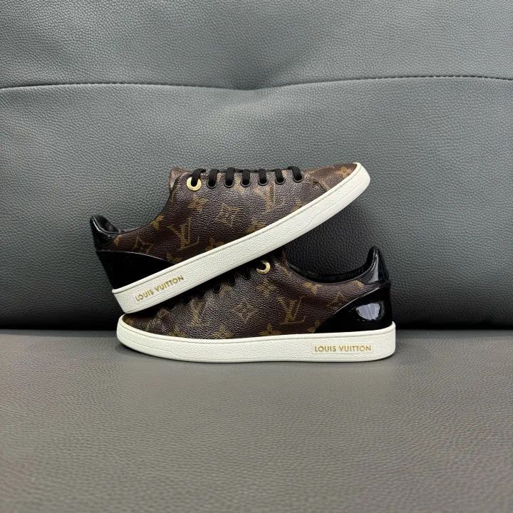 Louis Vuitton Louis Vuitton Frontrow Monogram Low-Top Sneakers 0079 Size US 6 / IT 36 - 6 Thumbnail