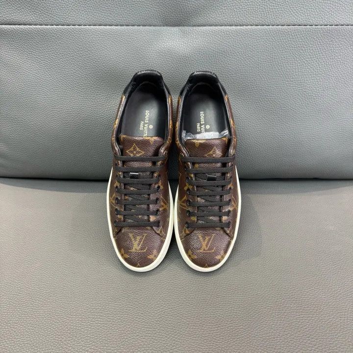 Louis Vuitton Louis Vuitton Frontrow Monogram Low-Top Sneakers 0079 Size US 6 / IT 36 - 2 Thumbnail