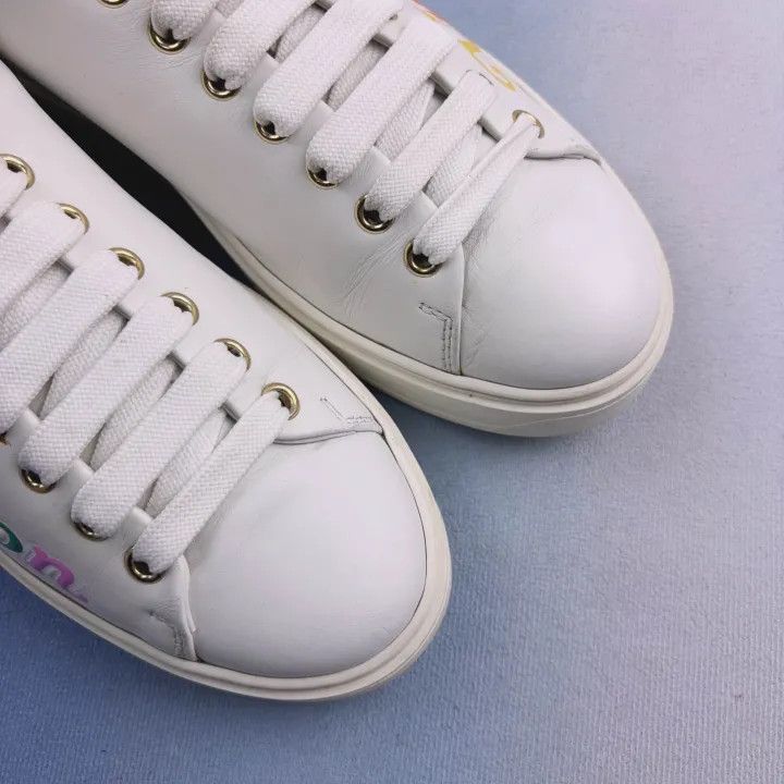 Louis Vuitton Louis Vuitton Rainbow Print Low-Top Sneakers 0079 Size US 6 / IT 36 - 8 Thumbnail